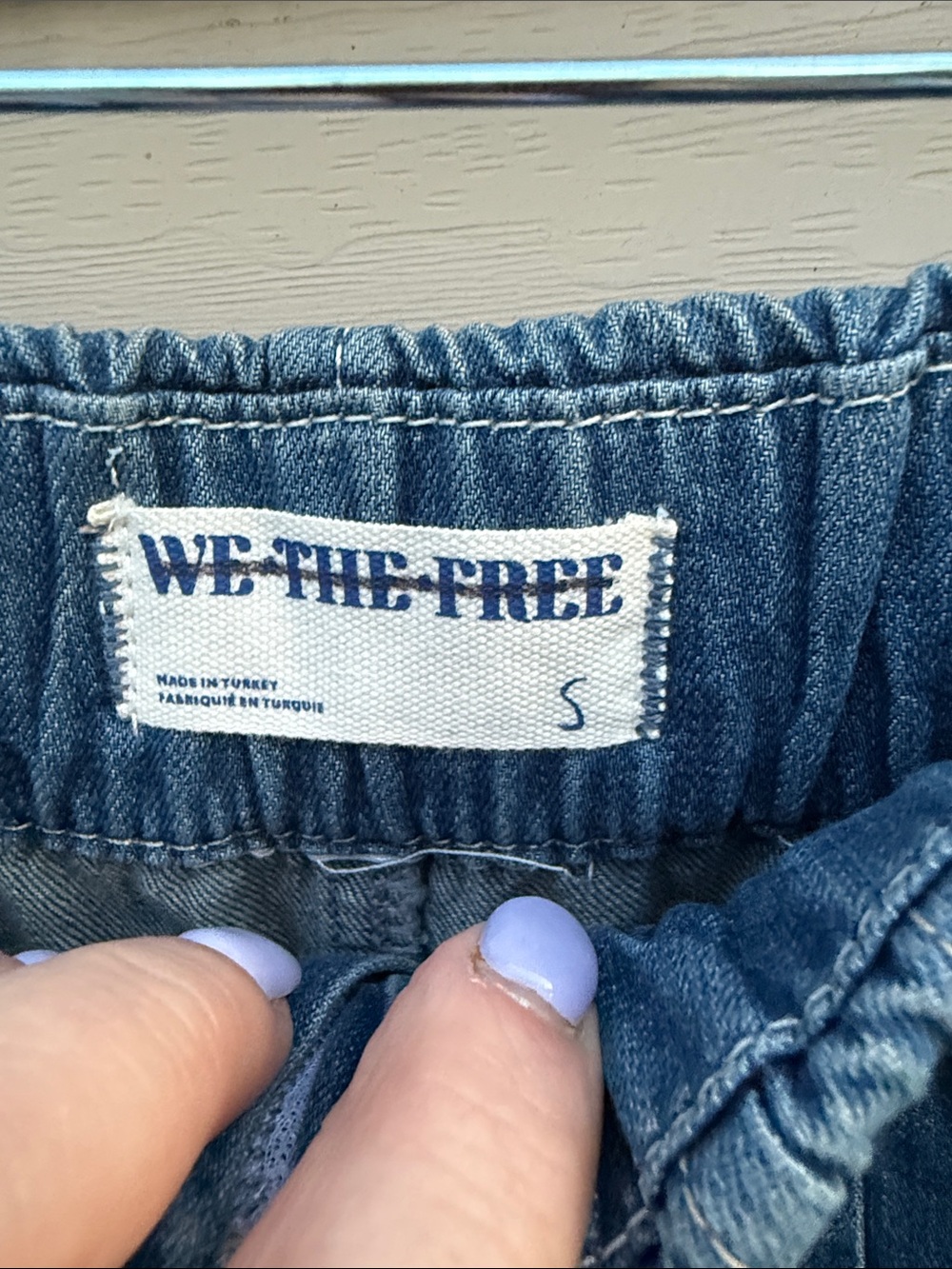 New Free People We The Free Forget Me Knot Pull-On Jeans Size S - Picture 9 of 12